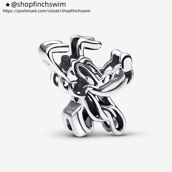 Pandora Disney Pluto Openwork Charm - Picture 1 of 6